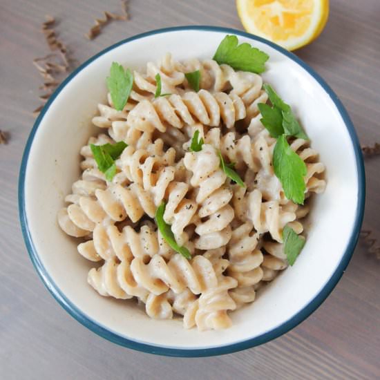 Meyer Lemon Roasted Garlic Pasta