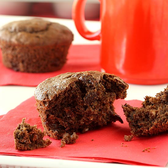 Chocolate-Chocolate Chip Muffins