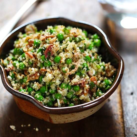 Spring Quinoa Salad Honey Lemon