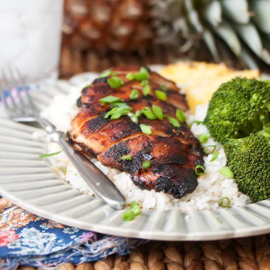 Hawaiian Chicken & Coconut Rice