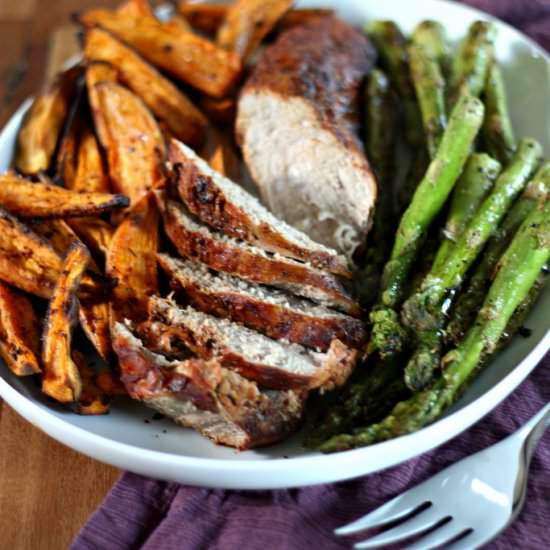 Adobo-Marinated Pork Tenderloin