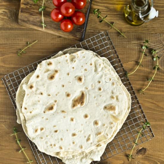 Handmade Wheat Flour Tortilla