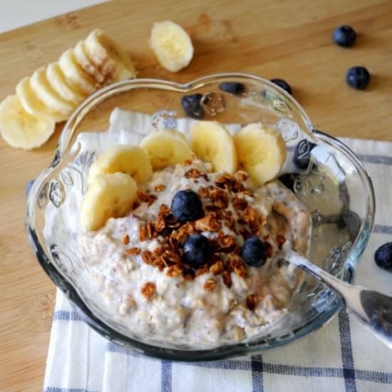 Banana Blueberry Overnight Oats