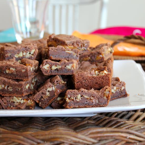Chocolate Caramel Brownies