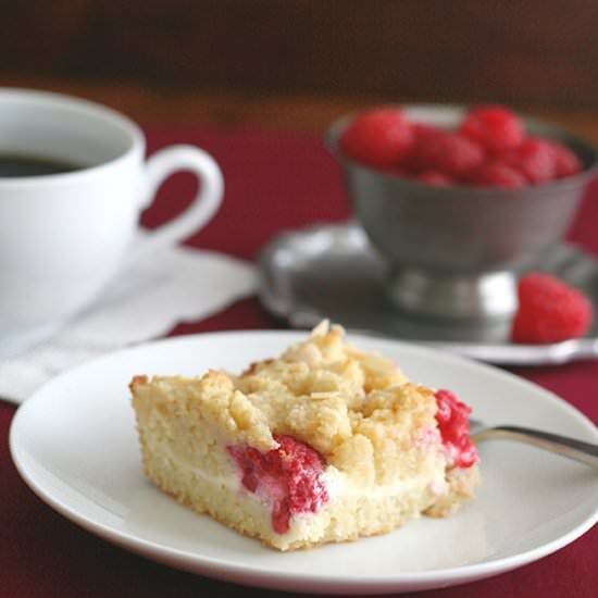 Raspberry Almond Coffee Cake
