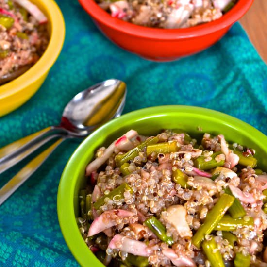 Spring Vegetable Quinoa Salad