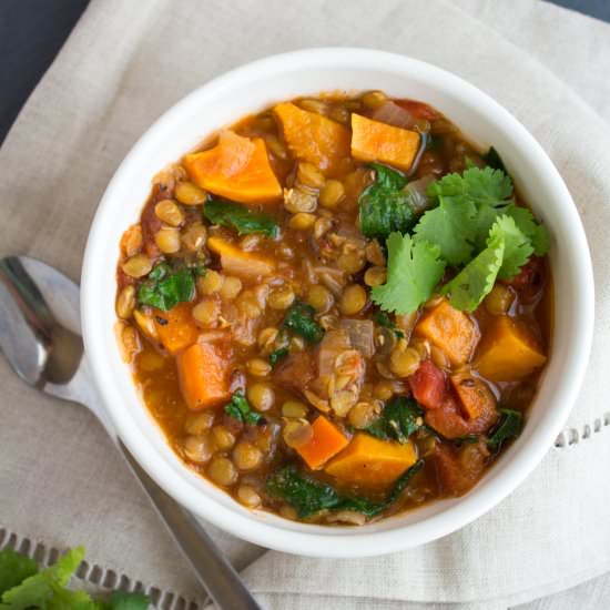Sweet Potato Lentil Chili