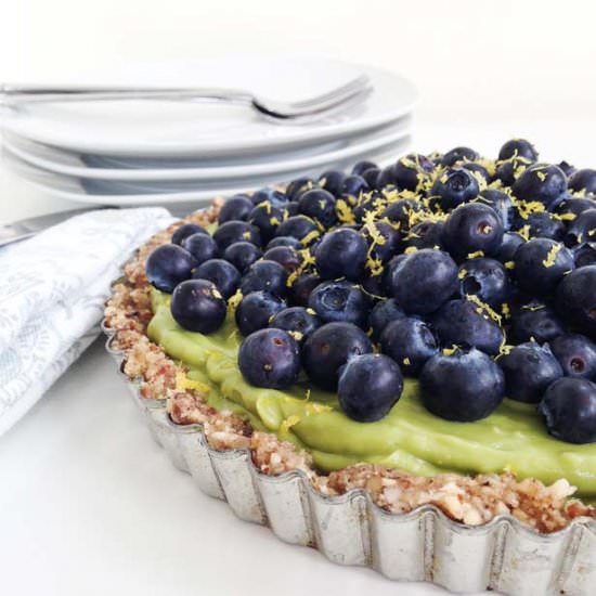 Raw lemon pie (vegan)