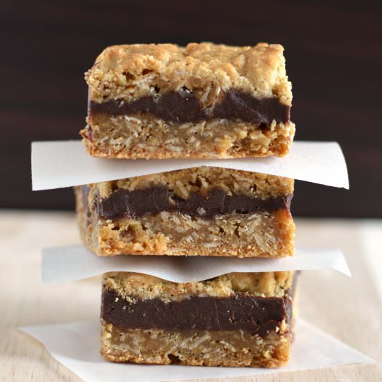 Oat Fudge Bars