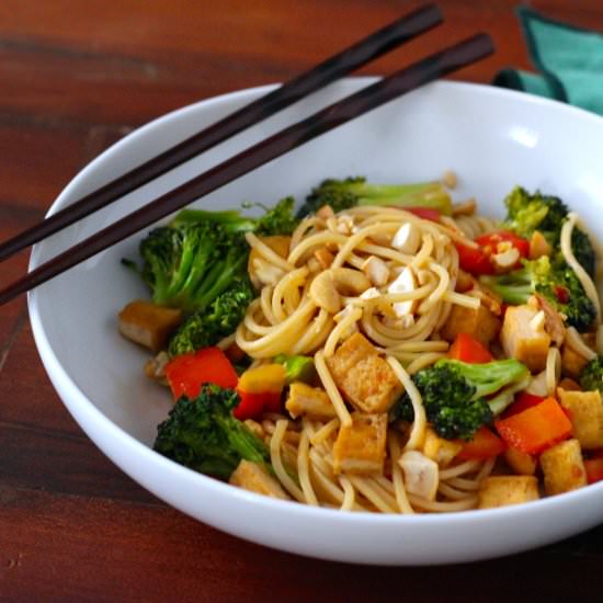 Sweet and Spicy Broccoli Noodles