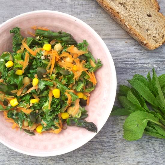 Asparagus & Kale Salad