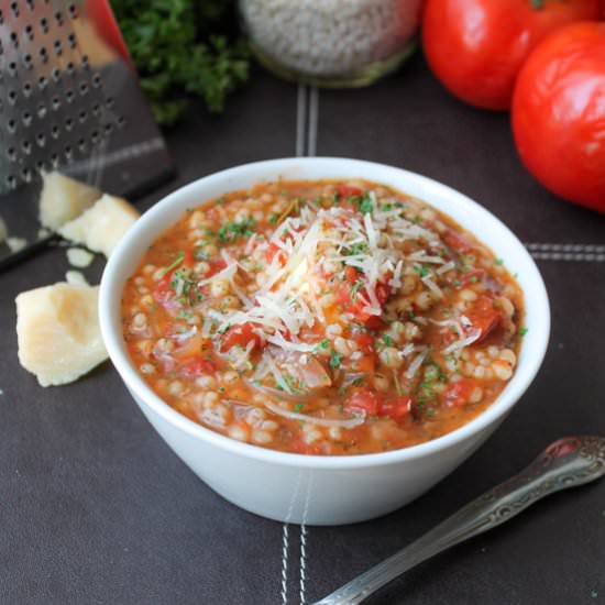 Barley Risotto with Tomato & Dill
