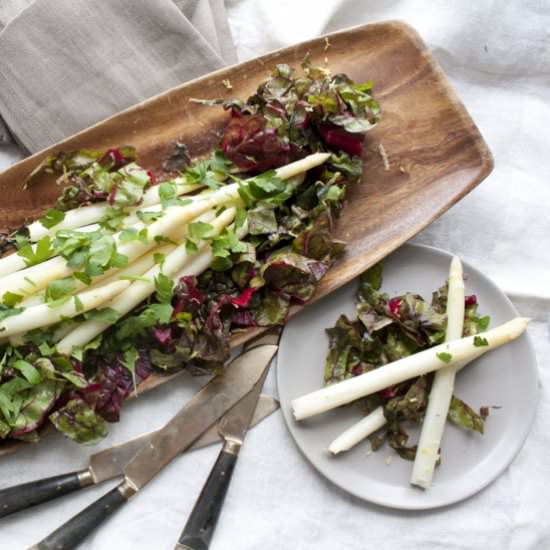 Spring White Asparagus