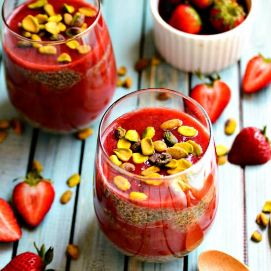 Strawberry Chia Pudding