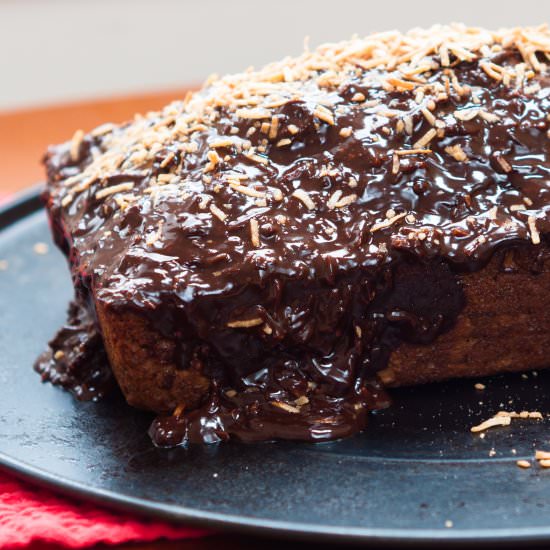 Chocolate Macaroon Banana Bread