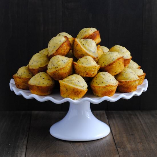 Lemon-Poppyseed Cornbread Muffins