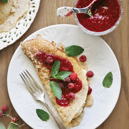 French Crêpes : Gluten-free & Vegan