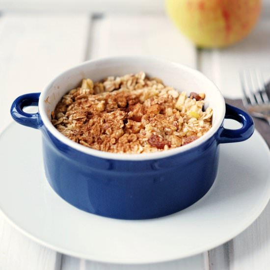 Baked Apple-Porridge