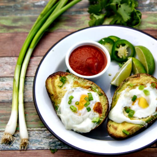 Avocado Baked Eggs