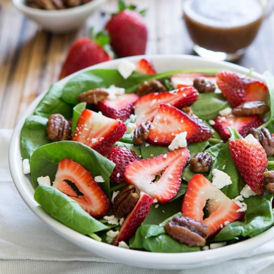 Strawberry Spinach Salad