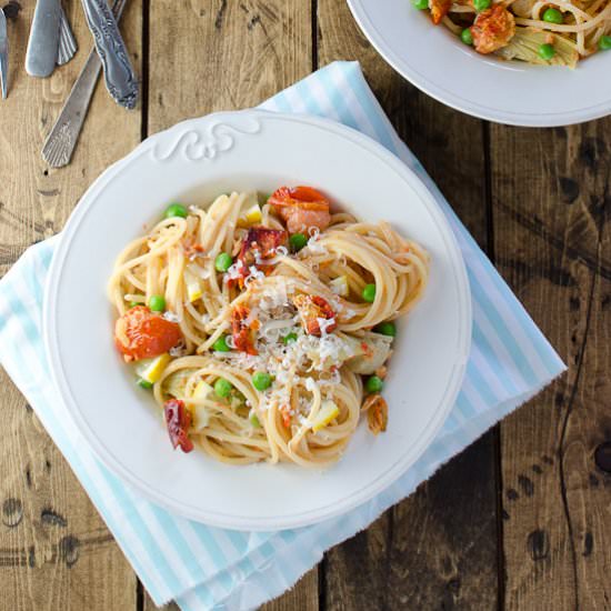 20 Minute Smoked Salmon Pasta