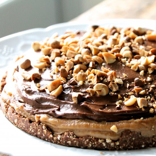 Peanut Butter-Chocolate Cheesecake