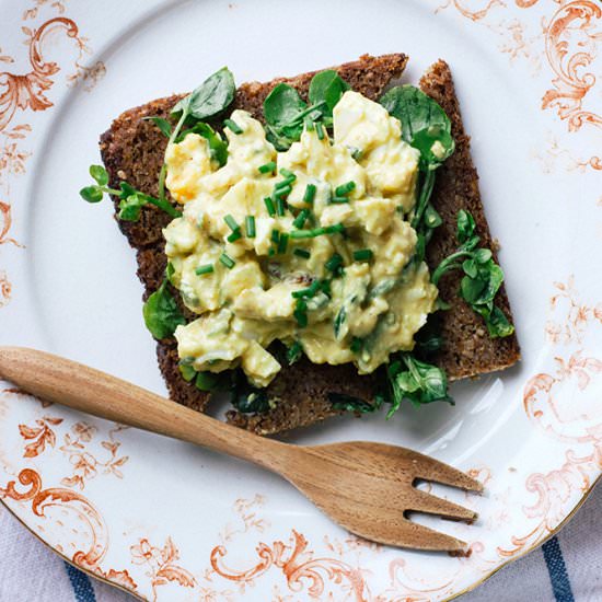 Homemade Mayo & Curried Egg Salad