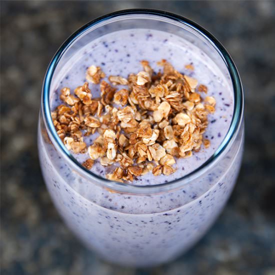 Blueberry Oatmeal Smoothie