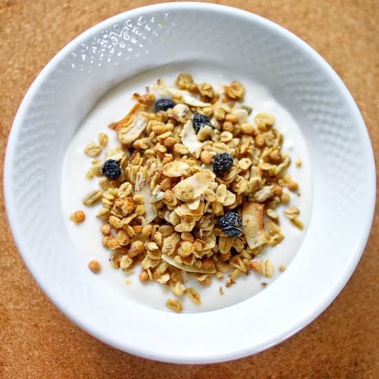 Blueberry Coconut Granola
