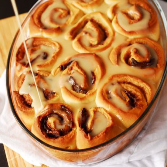 Bacon Stuffed Cinnamon Rolls