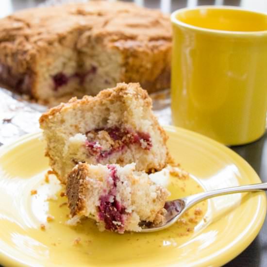 Raspberry Coffee Cake