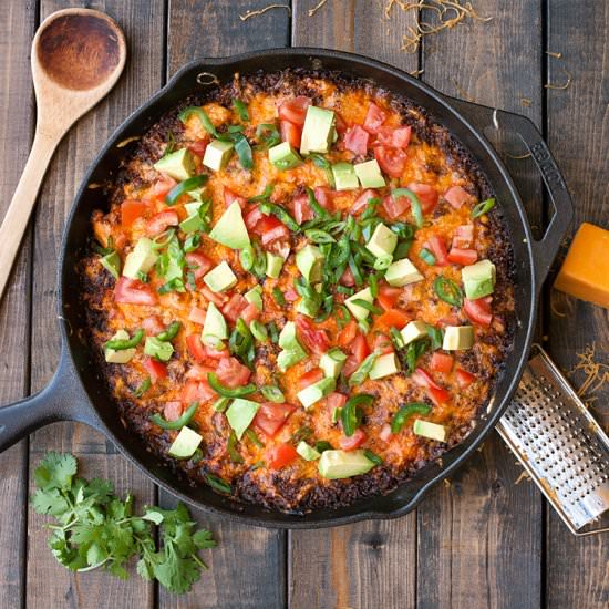 Chicken Quinoa Enchilada Bake