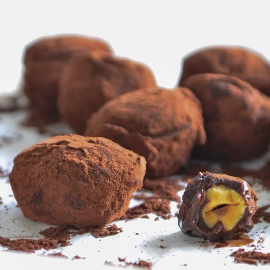 Hazelnut Chocolate Truffles