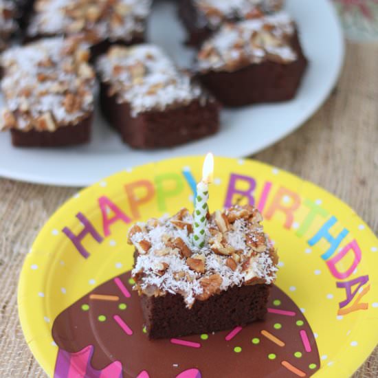 German Chocolate Brownies