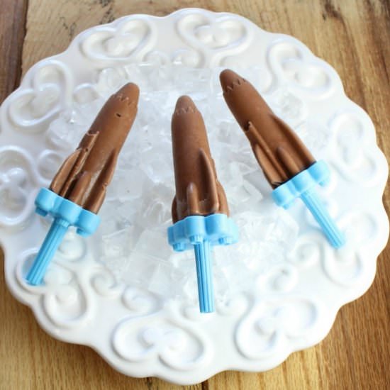 Chocolate Cheesecake Pudding Pops