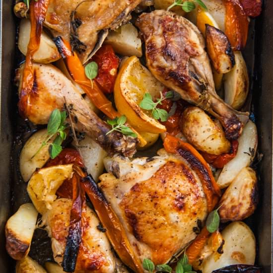 Greek Chicken with Lemon