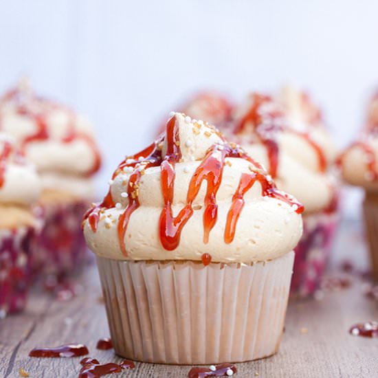 PB&J Cupcakes