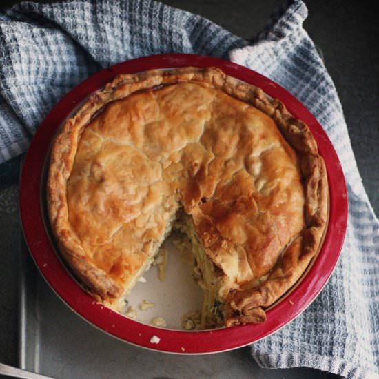 Potato and Feta Picnic Pie