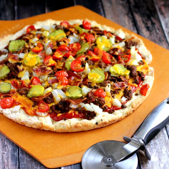 Bacon Double Cheeseburger Pizza