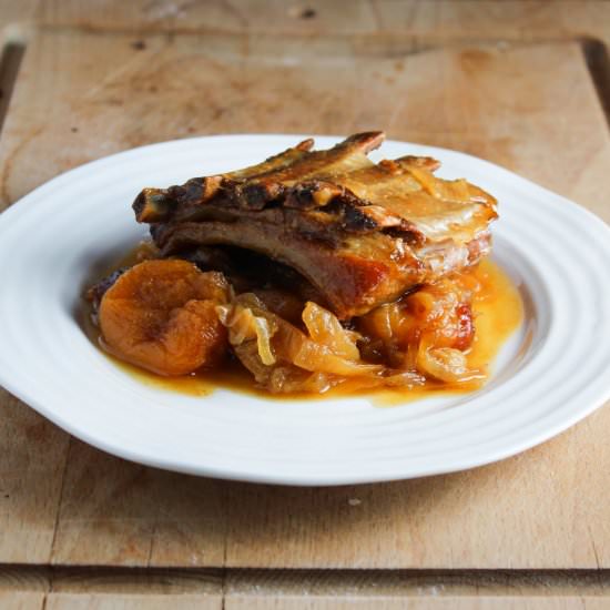 Gin braised Lamb Ribs