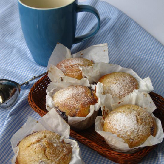 Coconut and Lemon Muffin