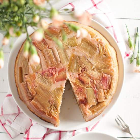 Rhubarb Upside Down Cake