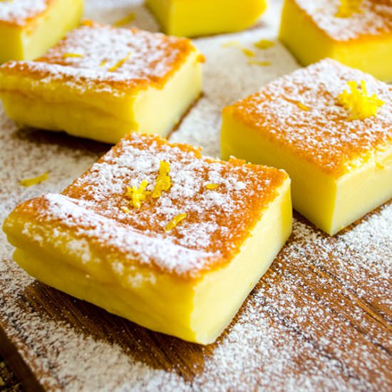 Zesty Magic Custard Cake