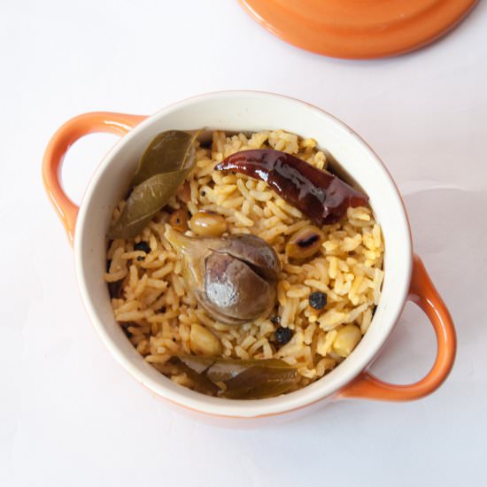 Vaangi Baath / Brinjal Rice