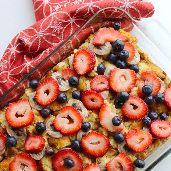 Berry Simple French Toast Bake