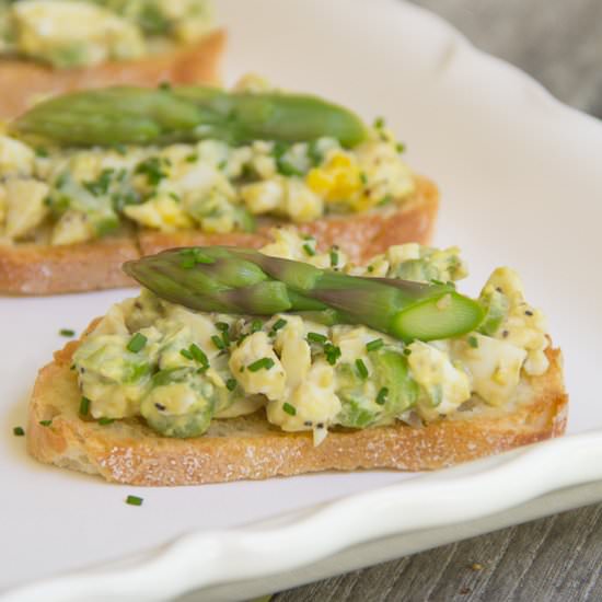 Asparagus Tartine