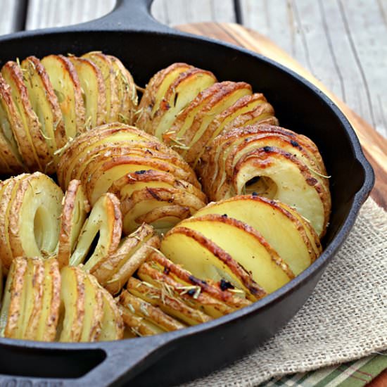 Easy Hasselback Potatoes