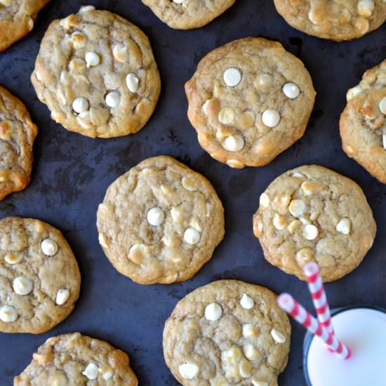 White Chocolate Cheesecake Cookies