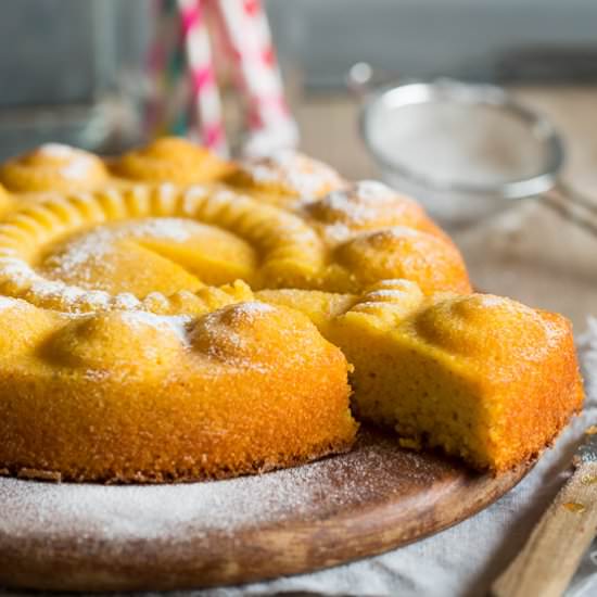 Orange almond cake
