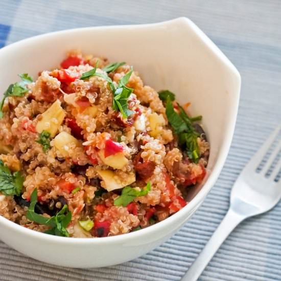 Vegan Mediterranean Quinoa